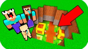 ОКАЗЫВАЕТСЯ СЕМЬЯ НУБИКА СКРЫВАЛА ЭТУ ПОДЗЕМНУЮ ДЕРЕВНЮ 1000 ЛЕТ В МАЙНКРАФТ