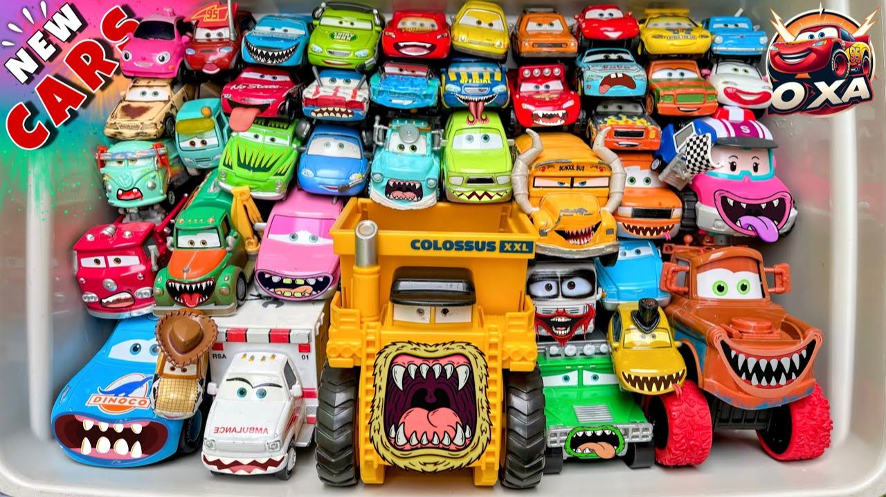 МУЛЬТИКИ ДЛЯ ДЕТЕЙ БОЛЬШАЯ РАСПАКОВКА ТАЧКИ ГЕРОИ ПИКСАР МАККУИН МЭТР САЛЛИ КРУЗ СИНИЙ ТРАКТОР смотреть онлайн