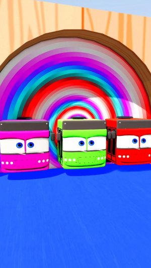 МУЛЬТЯШНЫЕ АВТОБУСЫ ПРОТИВ ПОРТАЛЬНОЙ ЛОВУШКИ МУЛЬТИКИ ПРО МАШИНКИ