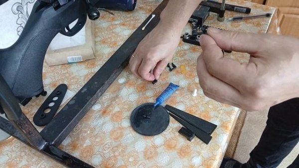 Установка оптического прицела на карабин Часть 2