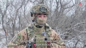 Боевая работа инженерно-саперного подразделения Новороссийских десантников на Ореховском направлении