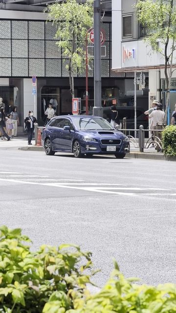 Levorg в районе Ginza