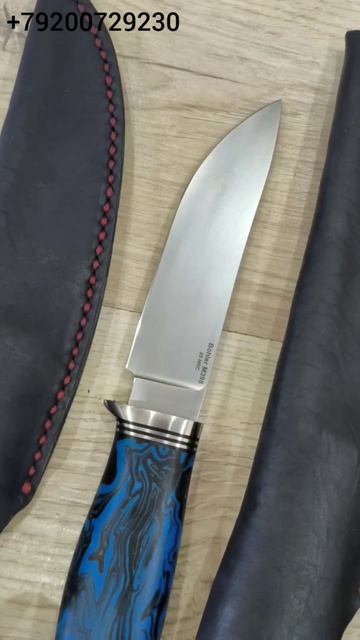 Обзор ножей от клиента с клинками от Горшкова Андрея из стали BOHLER S390, M398 и QPM53 смотреть онлайн
