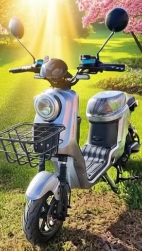 собираем Электро-скутер 009 готовим для курьеров.