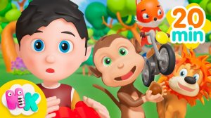 Animais Improváveis  Eu vi dois animais | Música Infantil | HeyKids em Português