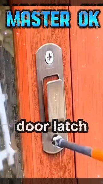 Как Самостоятельно Установить Стальную Защёлку На Дверь ?
