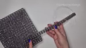 Мастер класс часть 1, ручка из 3х граней от полотна сумки. Сумки из бусин POGONEABAGS