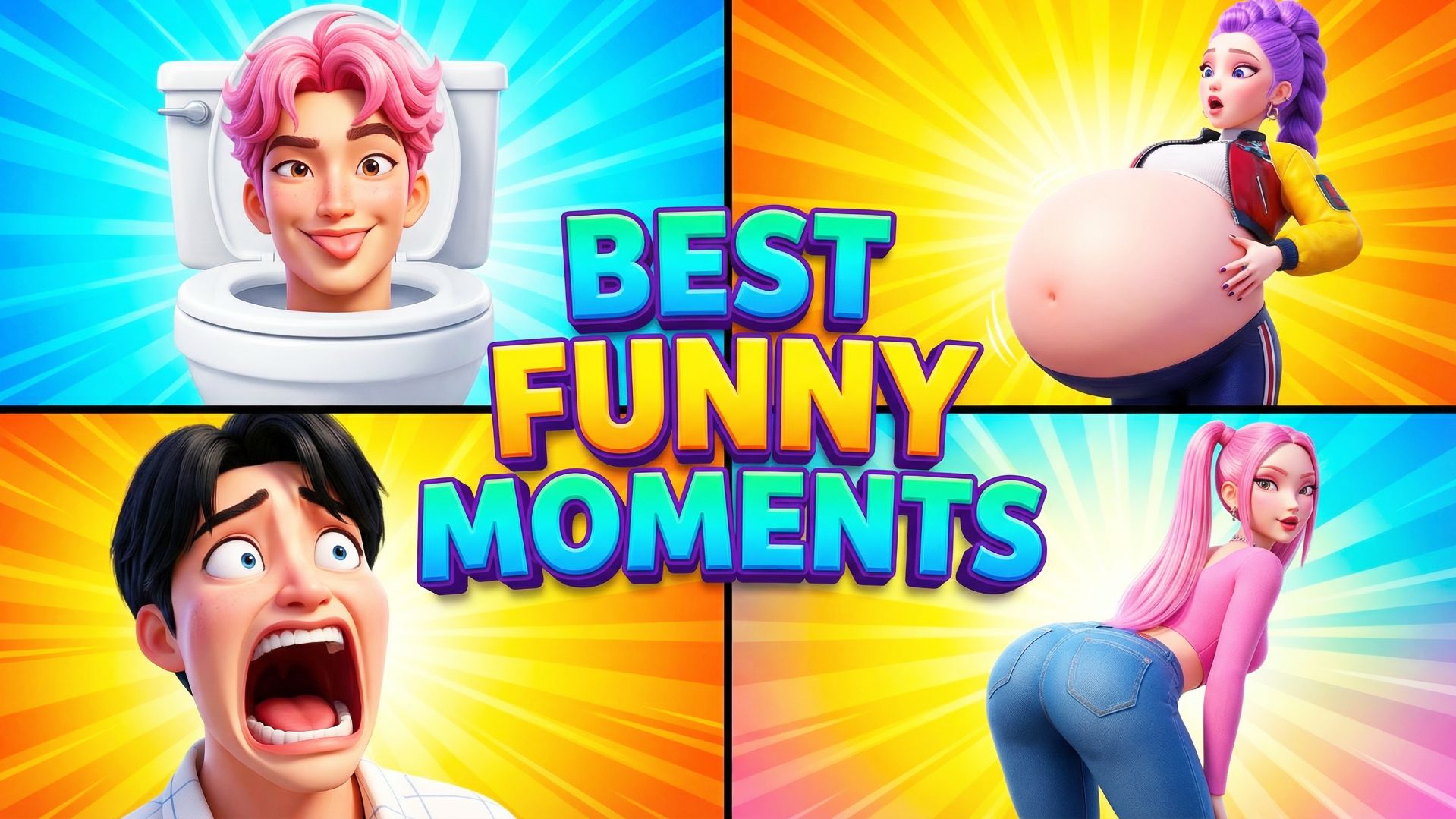 BEST FUNNY MOMENTS 😂 | ПОЛНЫЙ ТРЕШ 🤪🗑️ К-Поп Охотницы на Демонов смотреть онлайн