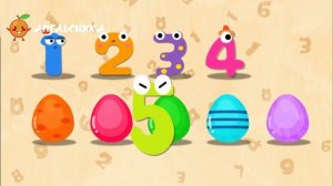 Учим цифры - Счёт для детей - Веселые цифр