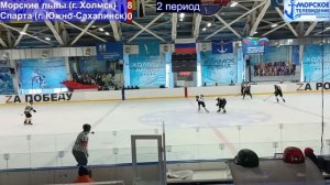 Хоккей в городе Холмск 14 февраля 2026 года. Морские львы (Холмск) 18-1 Спарта (Южно-Сахалинск)