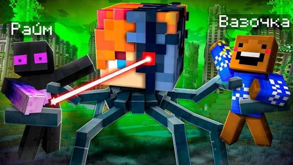 ✅ СМЕШНЫЕ И ДОБРЫЕ Прятки От КИБОРГА Мёрфи в Майнкрафт!