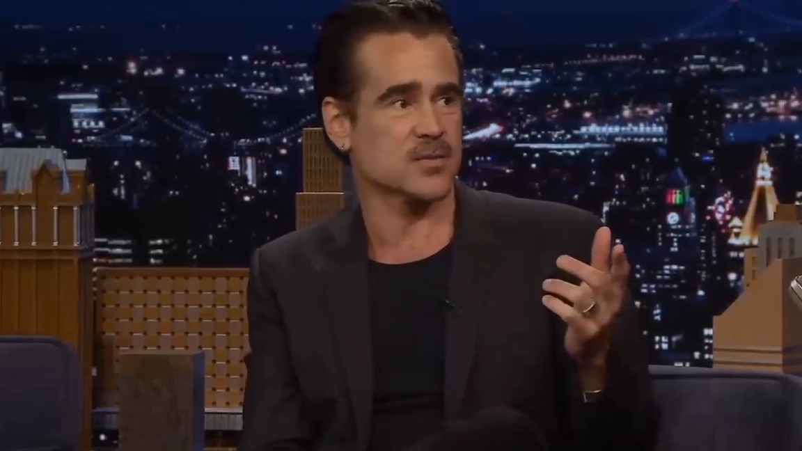 Колин Фаррелл рассказывает о сложном гриме и костюме для роли Пингвина | Вечернее шоу смотреть онлайн