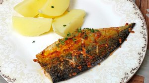 СКУМБРИЯ в духовке в маринаде вкуснее красной рыбы
