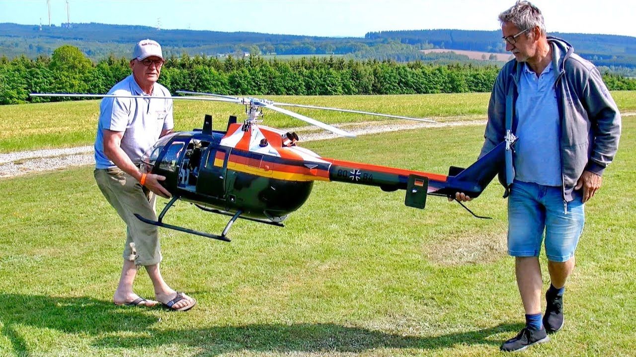 Красавец «BO-105» Красивая Демонстрация полёта