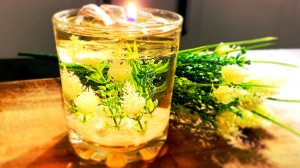 Как сделать Масляную свечу своими руками! Красота за 5 минут!