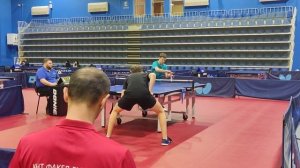 Отрывок. Манаков - Бакиров 1000+ ФНТР рейтинг. КЧР Лига А. Настольный теннис.