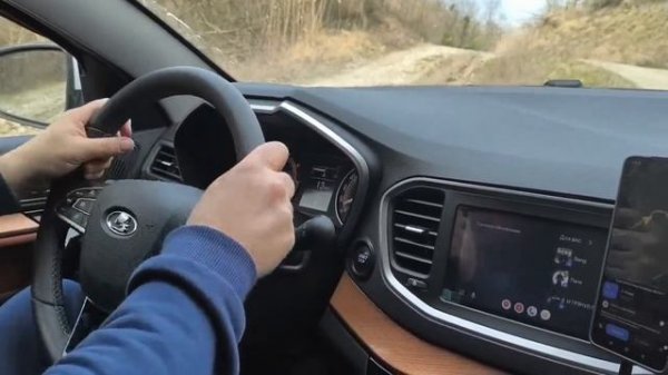 Лада Веста СВ Кросс 1,8 вариатор откат в горку без ESP.mp4