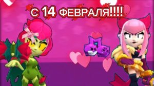 14 ФЕВРАЛЯ В BRAWL STARS!!!