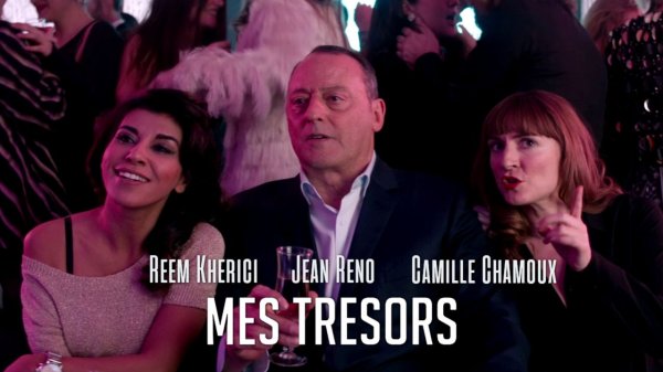 Jean Reno, Reem Kherici, Camille Chamoux (Mes Tresors, 2017)