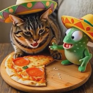 Веселая пицца