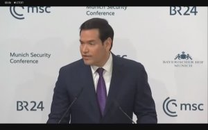 Госсекретарь США Марко Рубио выступил на Мюнхенской конференции по безопасности, 14 февраля 2026 г.