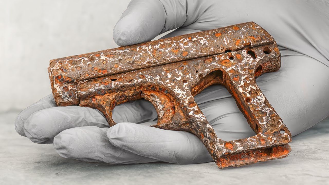 Реставрация старинного пистолета  браунинг м1906