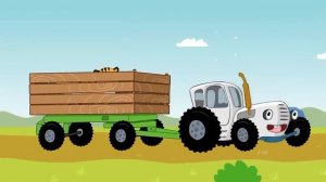 мультики синий трактор