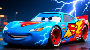 💥МОЛНИЯ МАКВИН СТАНОВИТСЯ СУПЕРГЕРОЕМ! Битва со злодеями за спасение города! 🦸♂️🏁