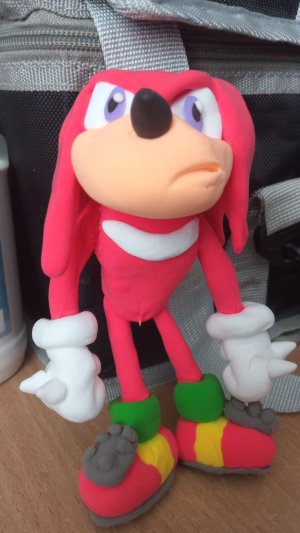 Наклз из воздушного пластилина