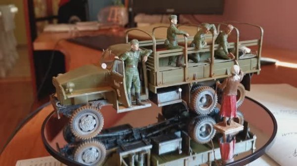 Готовая  модель "Студебекер", масштаб 1:35.