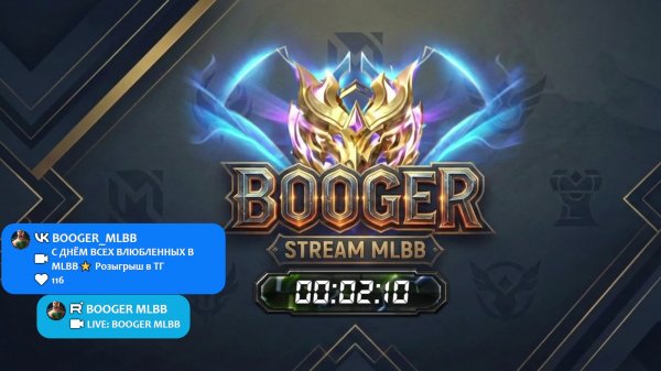 LIVE: BOOGER MLBB