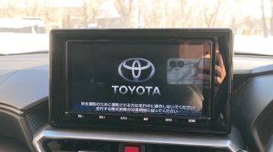 Включение передней камеры (кругового обзора) на Toyota Raize с кнопки на руле. Магнитола NSZT-Y68T