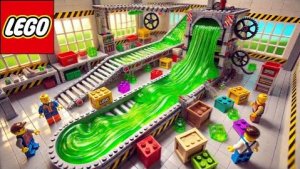 Автоматическая линия по производству слайма ЛЕГО. LEGO Auto Tech