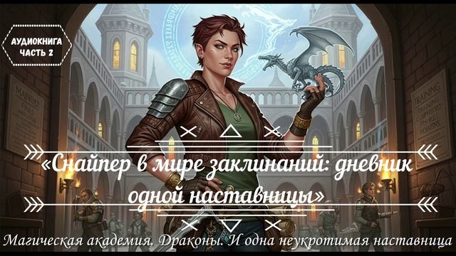 🎧АУДИОКНИГА ПОЛНОСТЬЮ 🔫 Снайпер в мире заклинаний 📝дневник одной наставницы 🖋️ЧАСТЬ 2️⃣