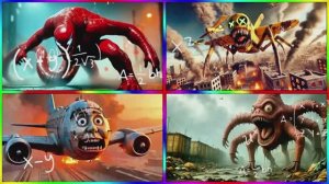 🕷️ ЧЕЛОВЕК ПАУК - Монстр И МИНЬОН: ТАНЕЦ ПРОТИВ ЧУДИЩ! 🆚 МУЛЬТИКИ: монстры под бит! 🎶💥