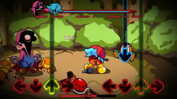 ФНФ - Безумие Марио V2 - Последний курс (От ФридФрик фут. Пароль) - [ФК/4К]