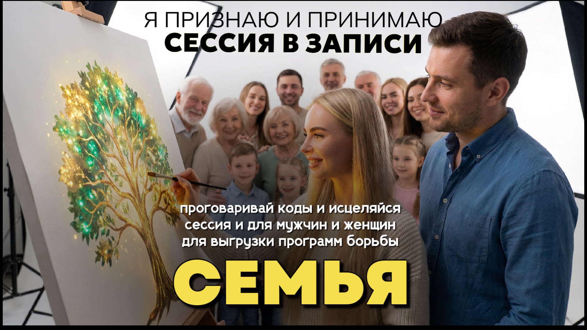 После этой сессии у тебя появится семья! Проработка блокировок в «Методе управления матрицей»