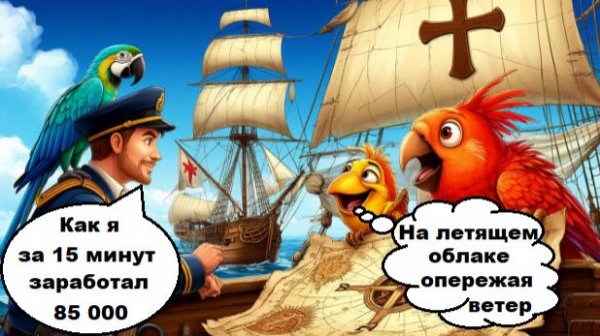 World of Sea Battle Самый быстрый ковровоз в игре "Flying Cloud" за 15 минут - 85 000 золота.