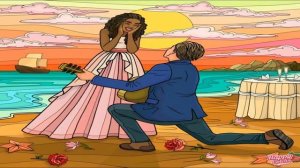 День святого Валентина. Сделано из Happy Color + PixVerse