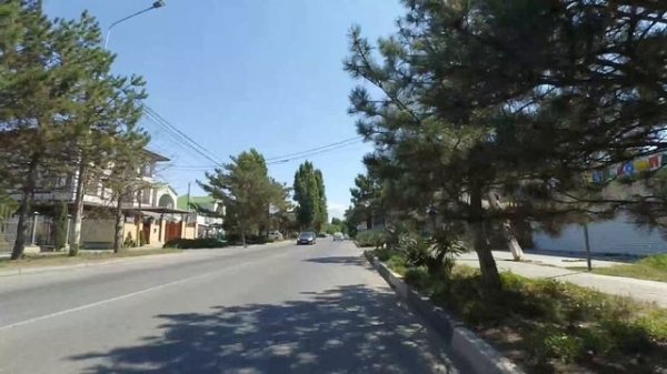 По Пионерскому проспекту. Анапа.2025