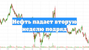 Нефть падает вторую неделю подряд