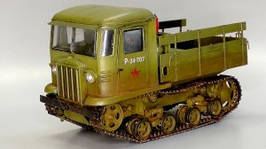 Сборка и окраска тягача СТЗ-5. Звезда (3663). Масштаб 1:35.