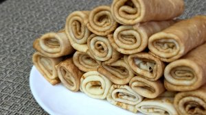 Тонкие блинчики на молоке.