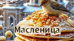 🥞 Поздравление с Масленицей! Блины!