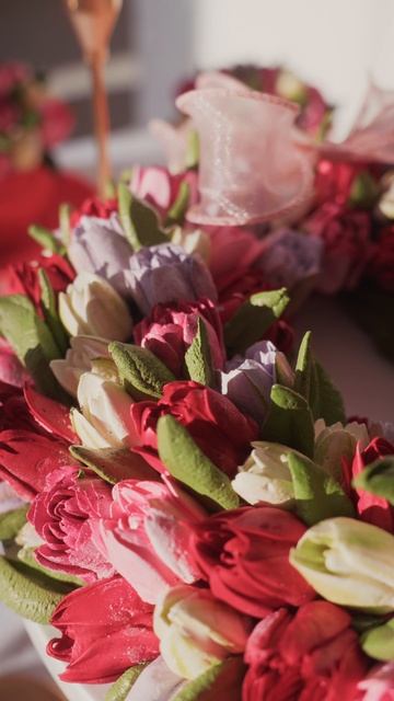 зефирные тюльпаны