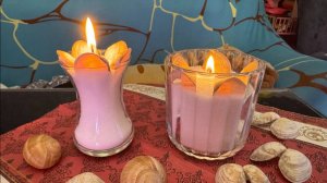 Свечи из гранулированного парафина - легко и просто.