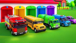 Дождь, дождь, уходи! Песенка про колёса автобуса Цветные шарики в трубках Детские стишки и песенки