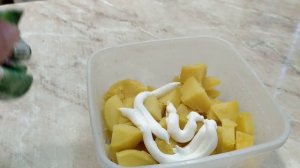 Печеная картошка с майонезом