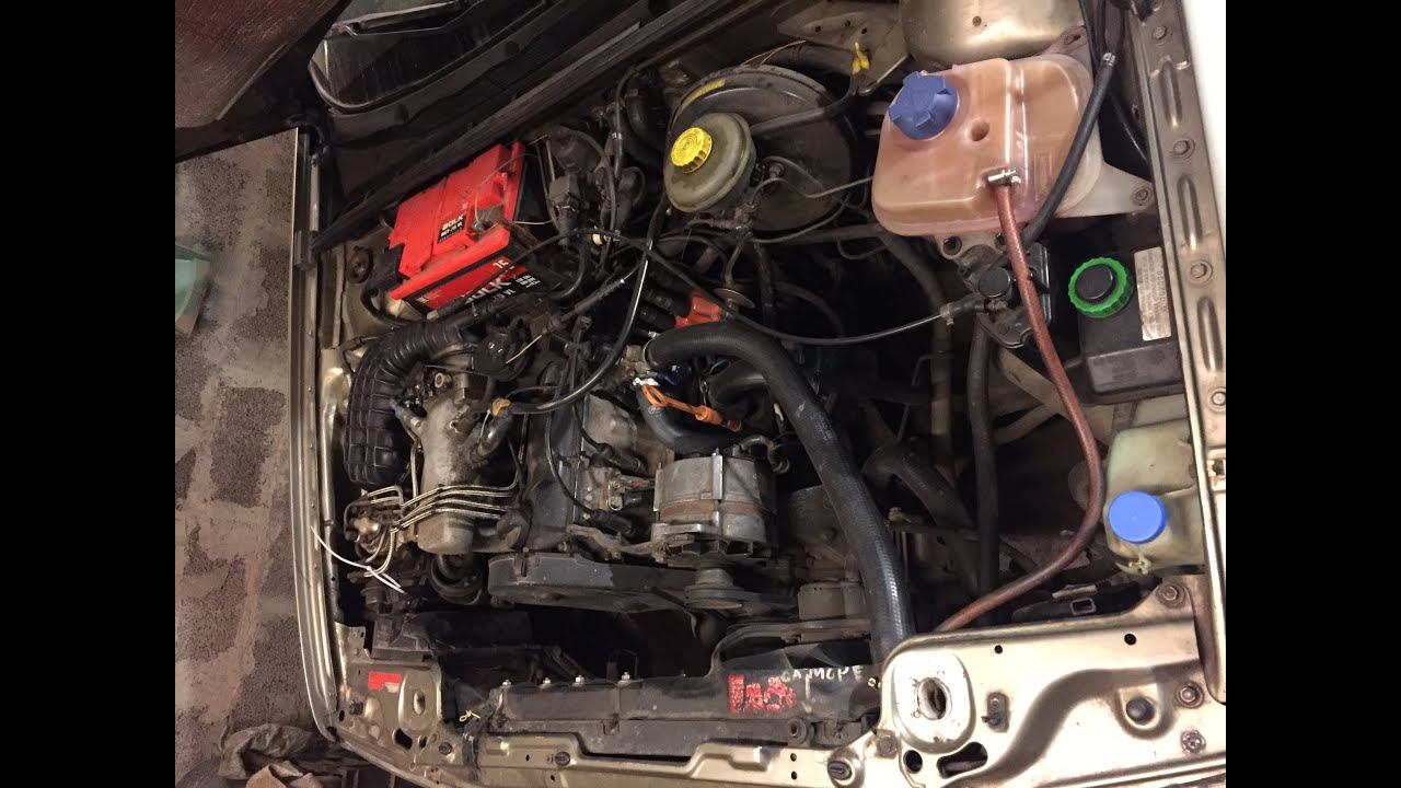 Идеальная работа двигателя на холодную ауди 80 B3 1.8 S