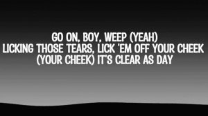 Cry For Me - RONMOUSE (WA WA WA feat. Bubi) Lyrics